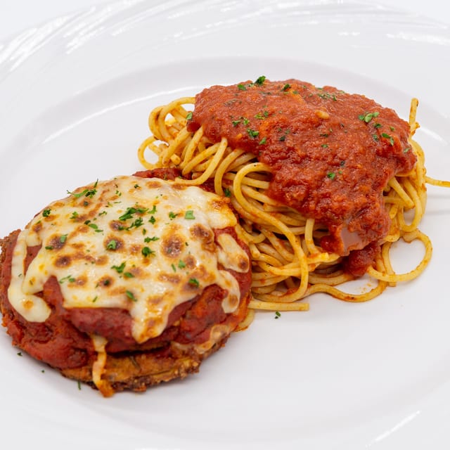 Eggplant Parmesan.