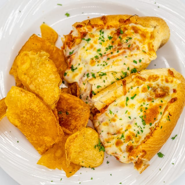 Meatball Parm Sandwich.