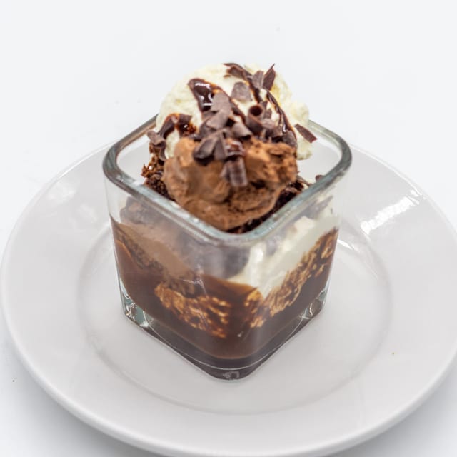 Triple Chocolate Brownie Shooter.
