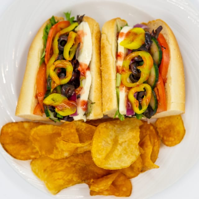 Veggie Monsta Cold Sandwich.